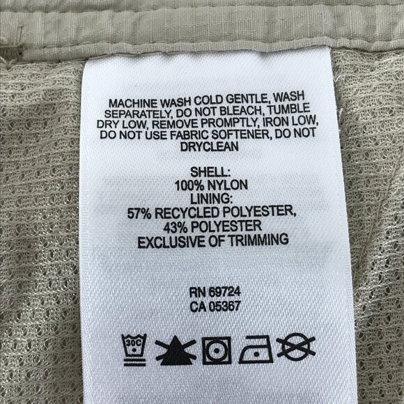 Columbia Omni-Shade Cargo Shorts Men's Size 36 Waist Beige Trail Hiking Outdoor - Picture 12 of 13